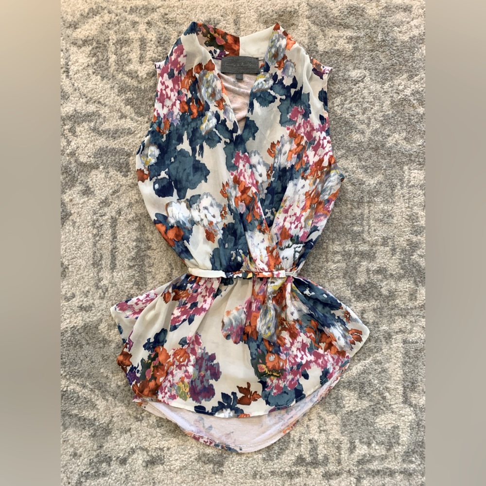 Anthropologie Floral Top, XS
